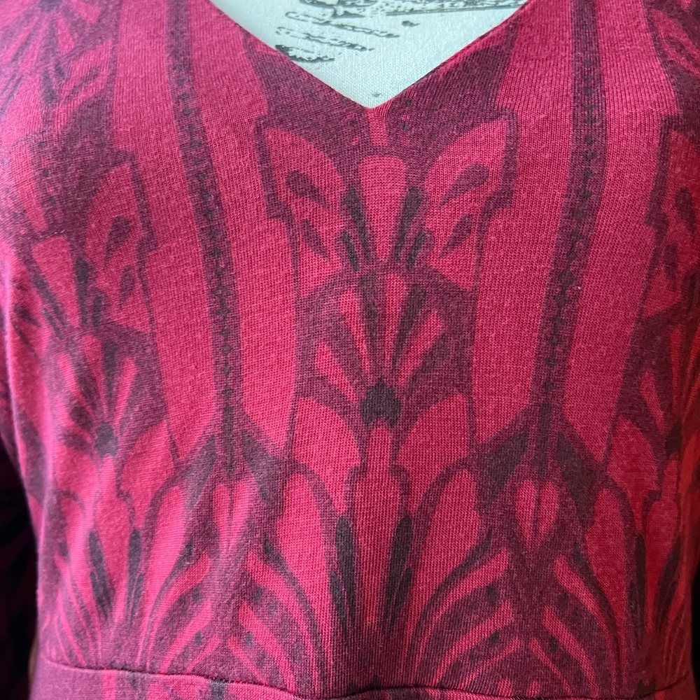 Rare Anthropologie vintage  Akemi + Kin red Isolde knit dress, NWT. Petite Med. - Picture 10 of 16